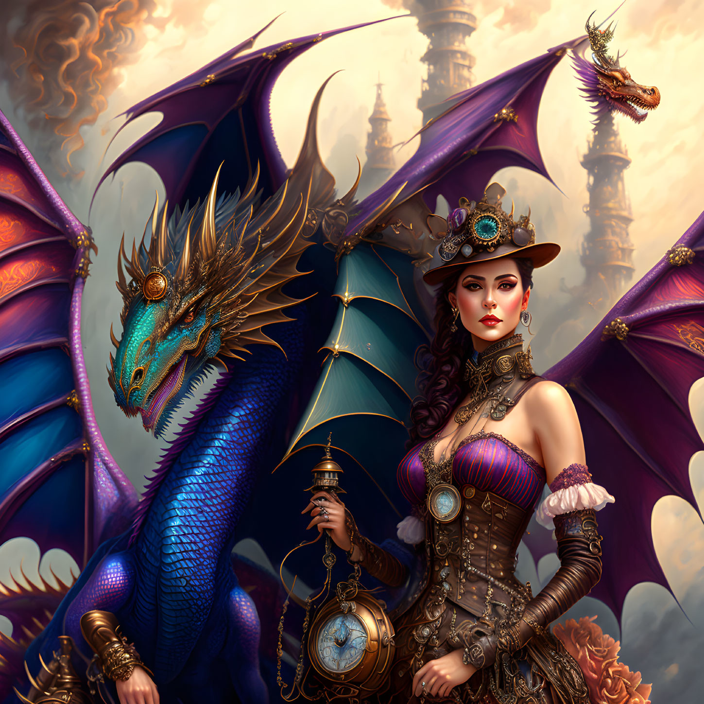 steampunk with dragon higher quality