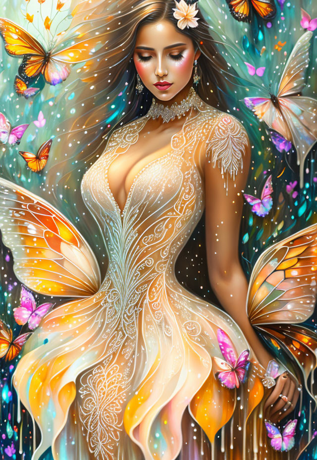butterfly woman 2