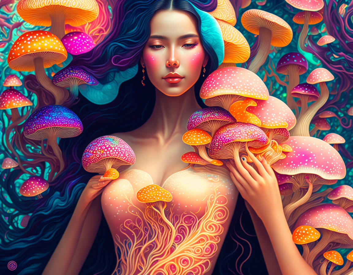 mushroom lady 4