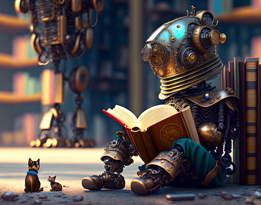 Reading child robot