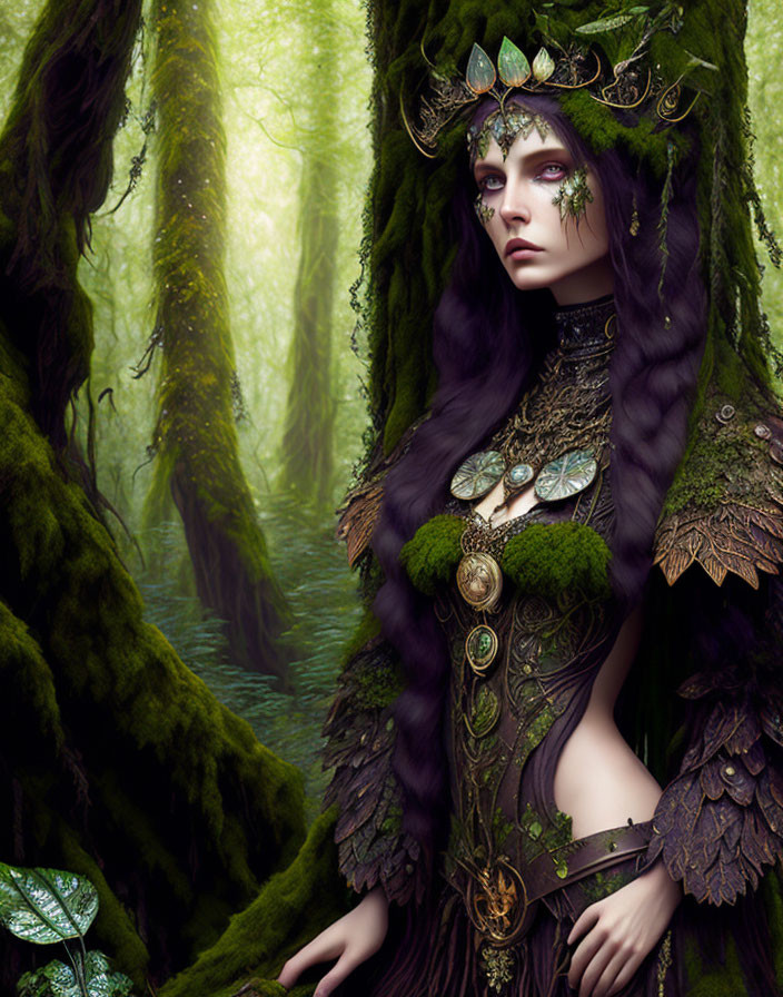 Forest witch beauty