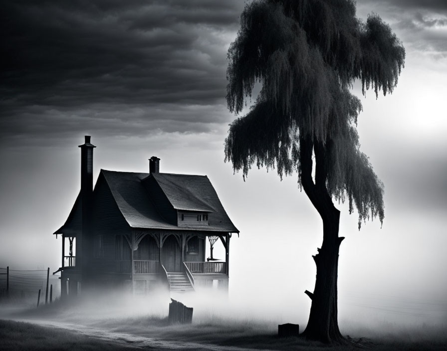 Ghostly house