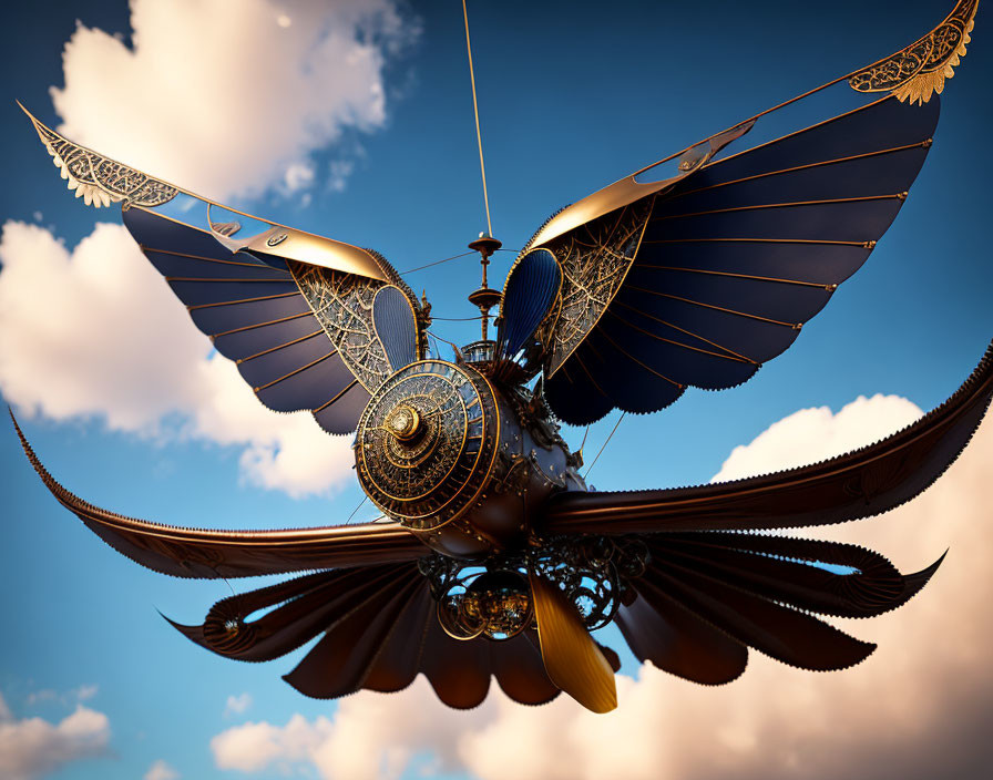 Another steampunk ornithopter