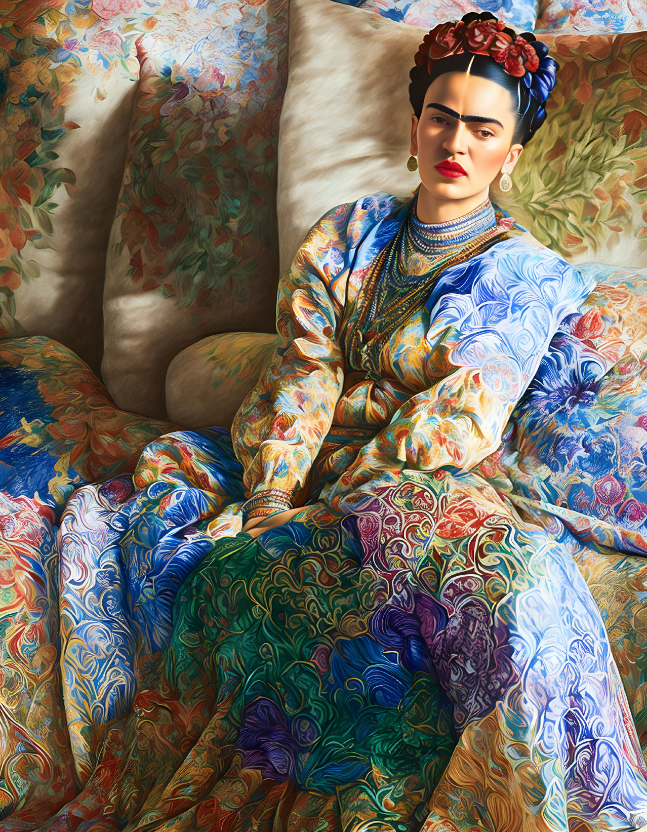 Frida Kahlo colorful