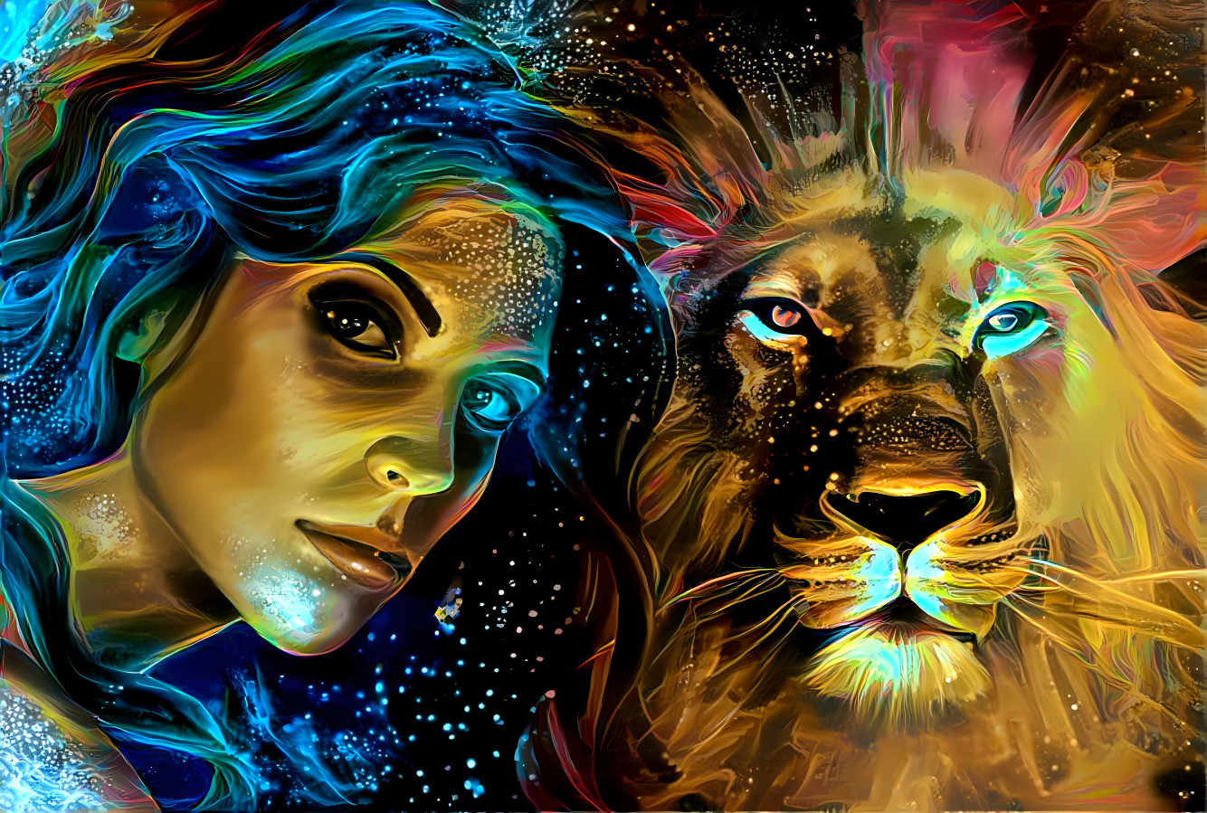 lion woman ( лев женщина )
