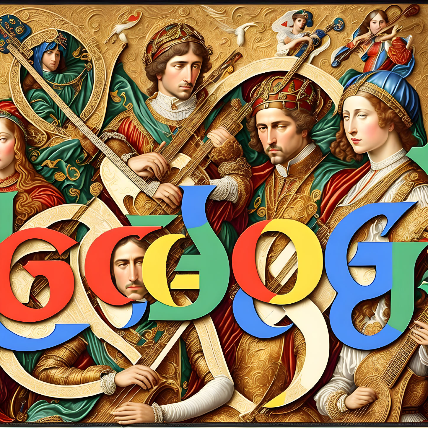  renaissance google logo