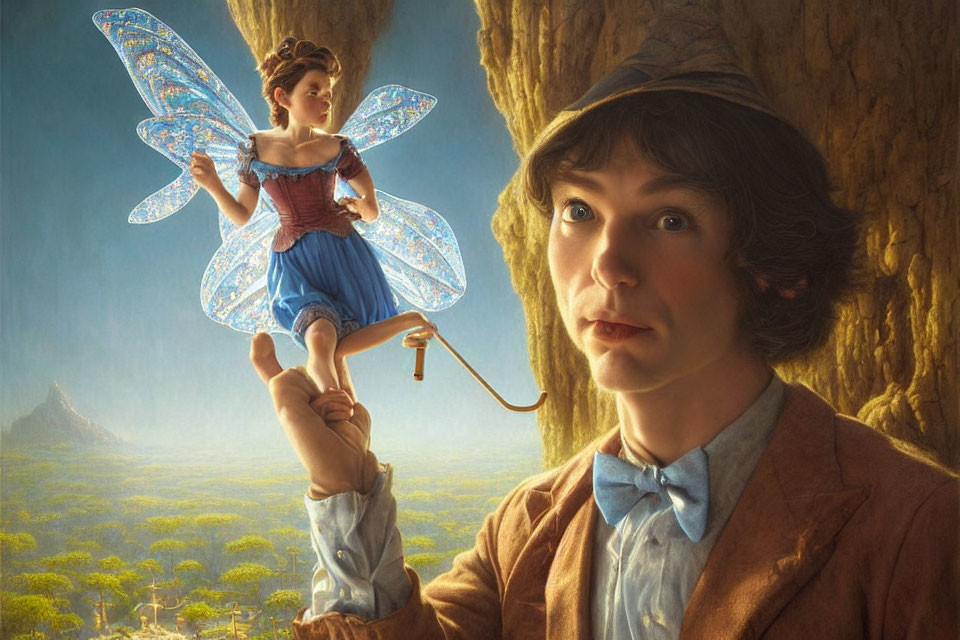pinocchio and the blue fairy