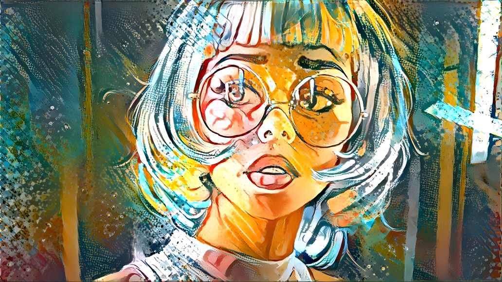 girl with glasses ( девушка в очках )
