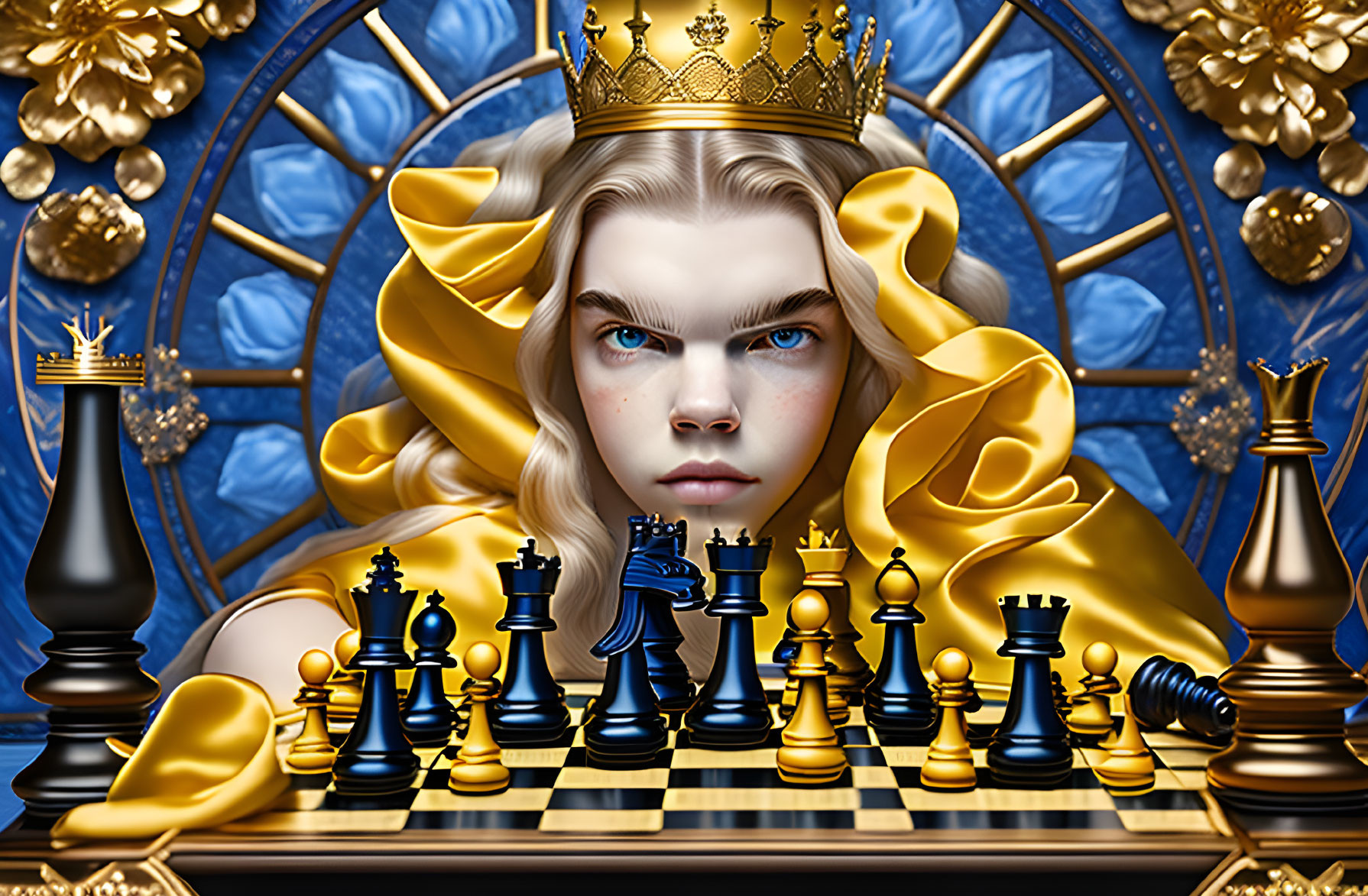 The Hyper-Realistic Chess Queen by Julia Razumova