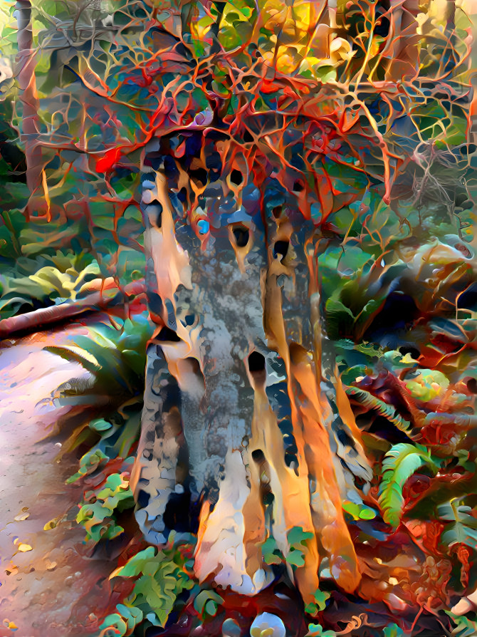 Evening Walk Collection №.16...Psychedelic Stump