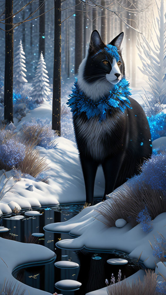 Snowy Cat 