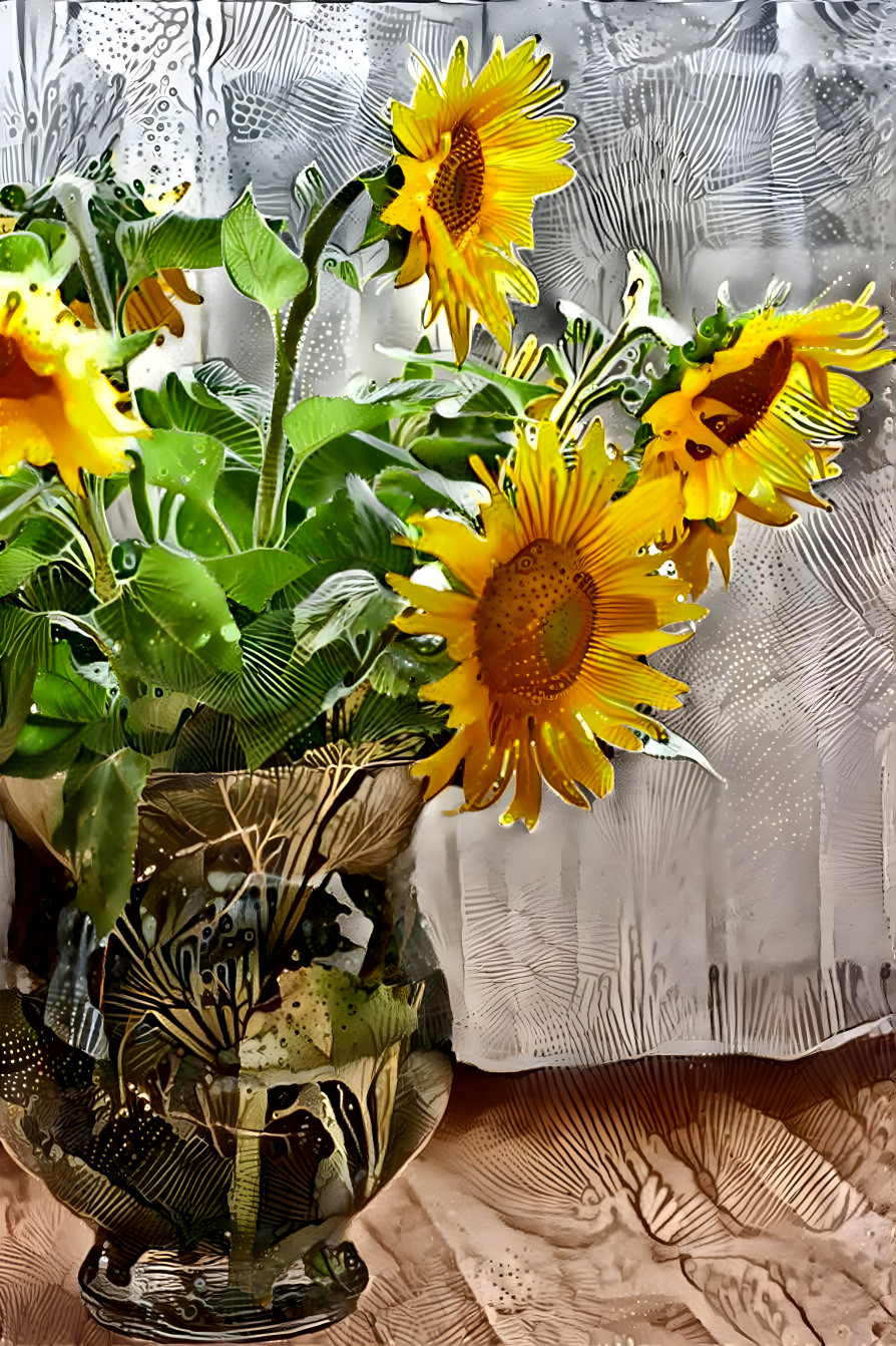 Sunflower Vase2