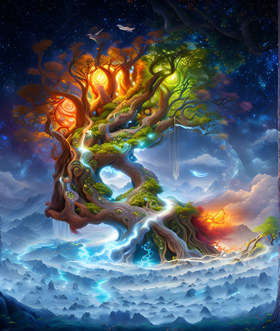 Yggdrasil, the world tree