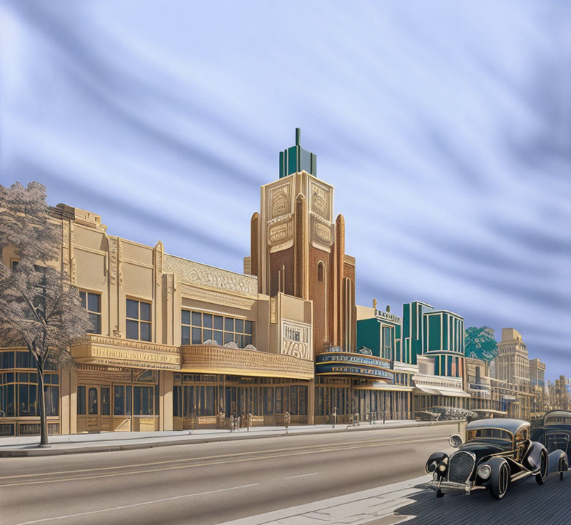 1920s Downtown Art Deco Theater