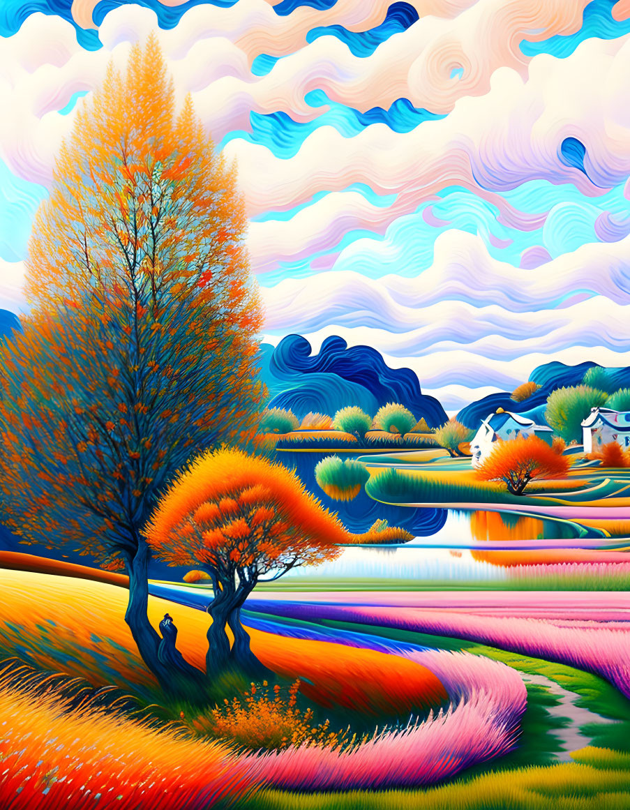 Surreal Landscape by Vincent