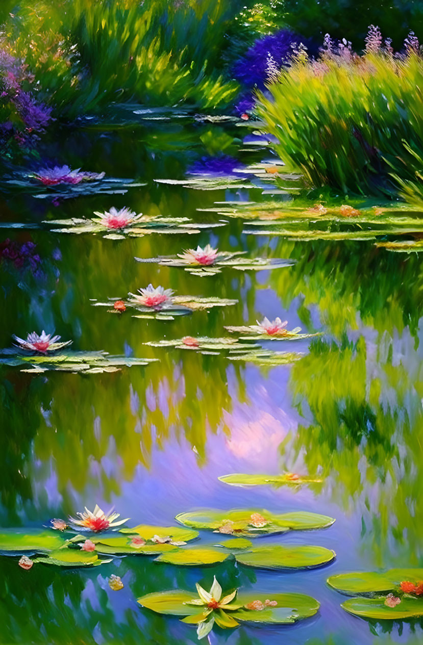 Waterlily Reflection Pond