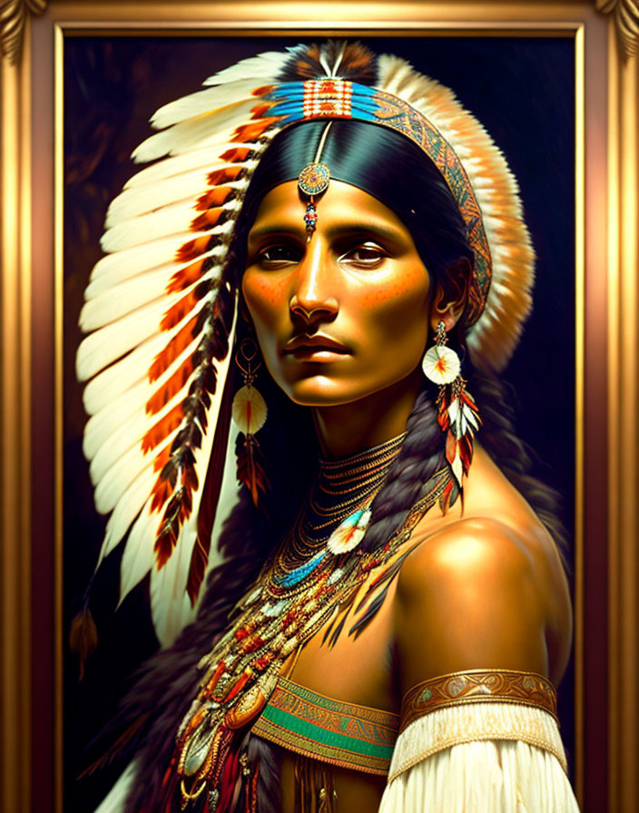 American Indian Maiden 