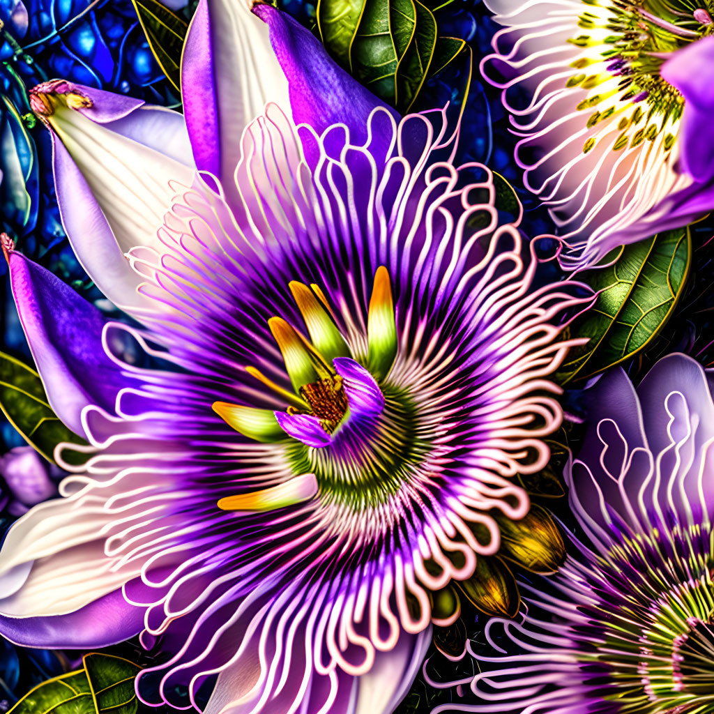 Passion Flower Closeup