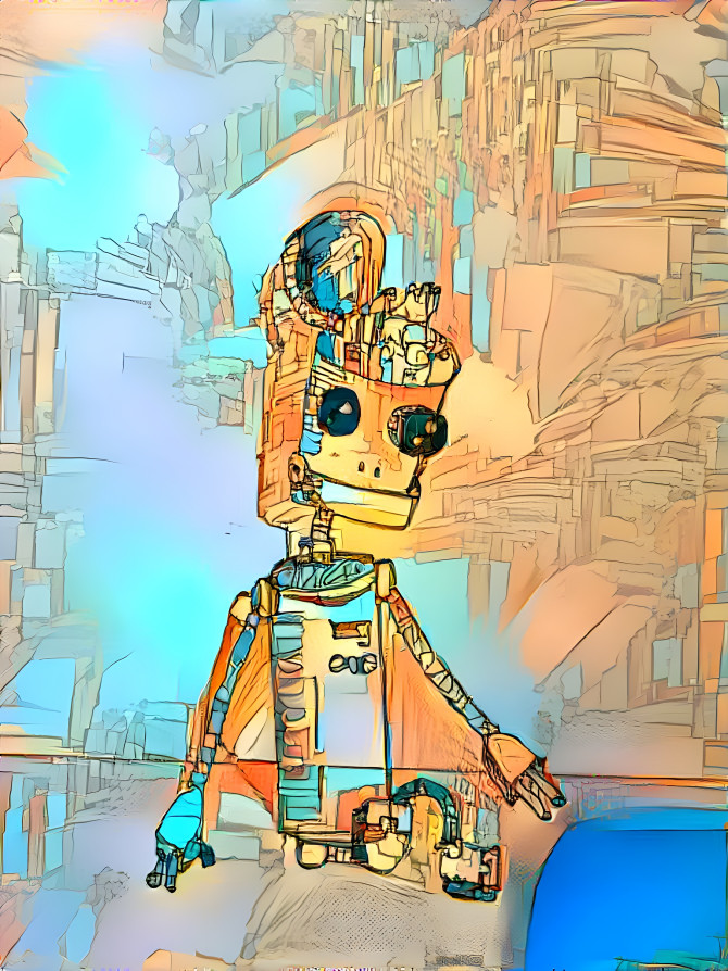 Robot with a bloody mind