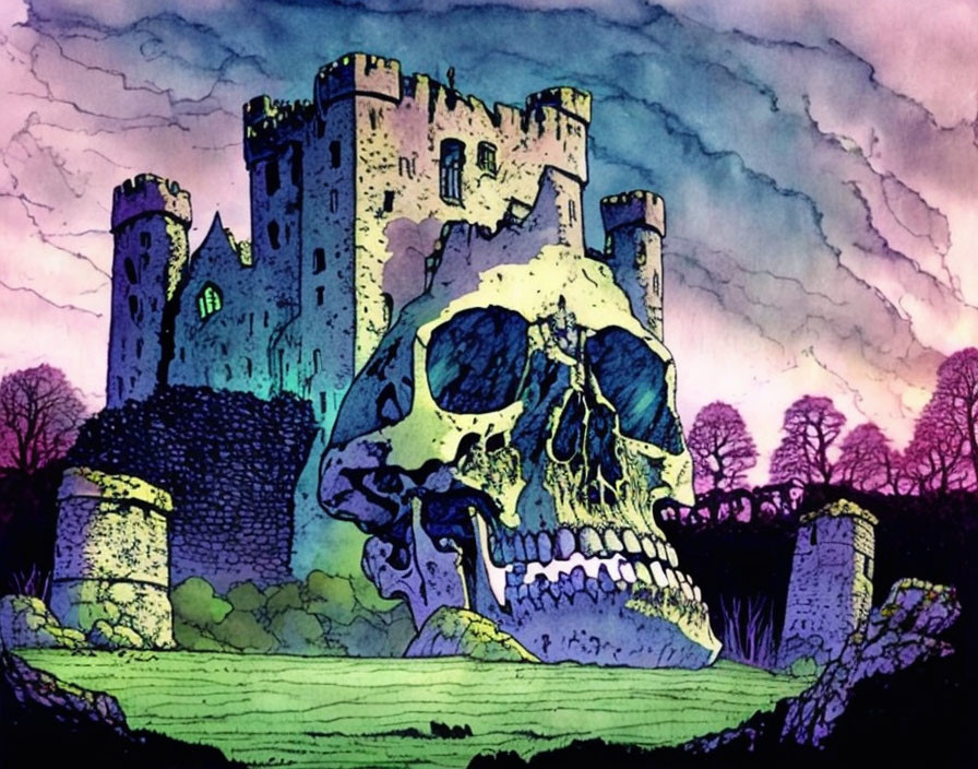 Psychedelic Castle Grayskull (castle series 9)