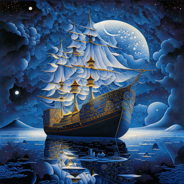 Ephemeral Nocturne: Royal Ship's Radiance