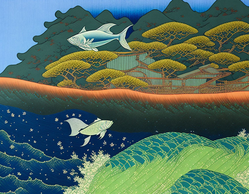 Hokusai touring the oceans!