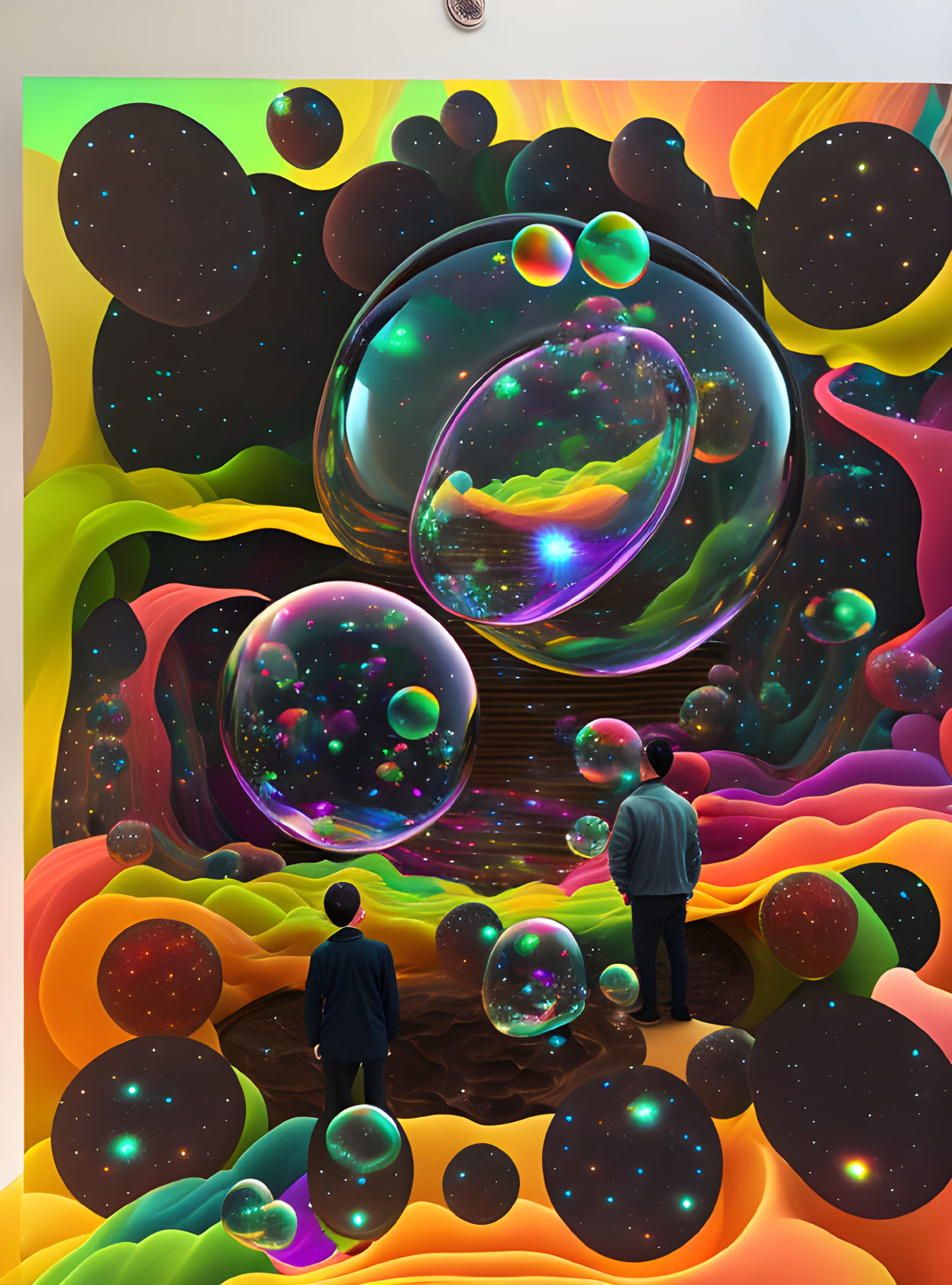 Dimensional bubble zone
