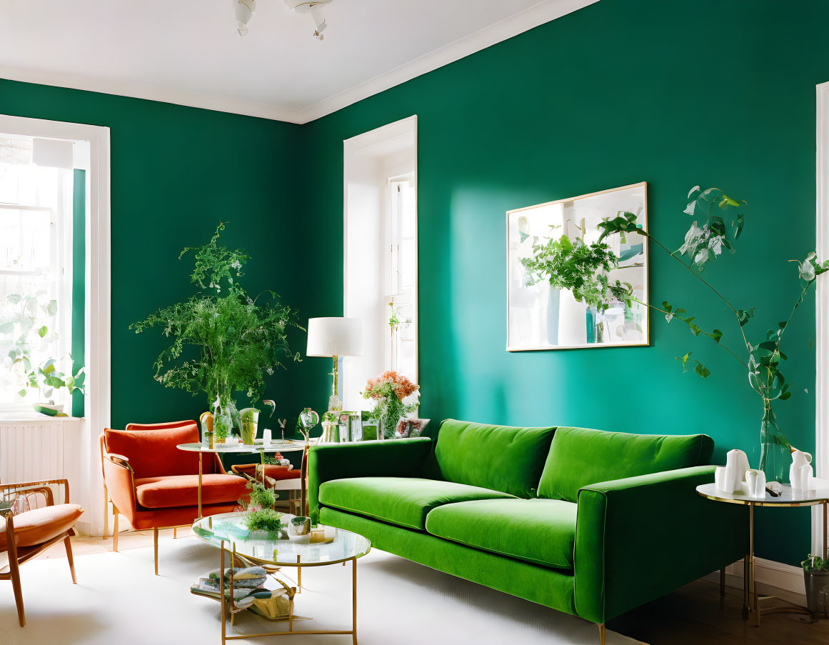 My green sofa by tyna DRGERONIMI