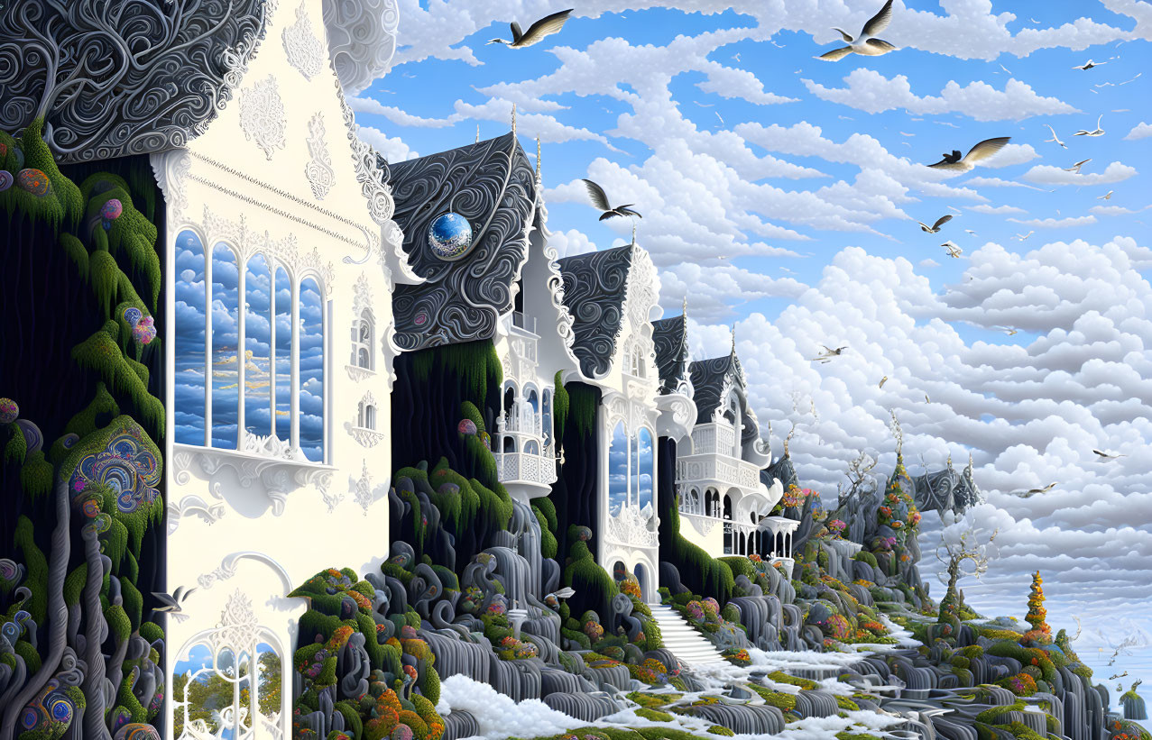 Fantasy Cottages on the ocean