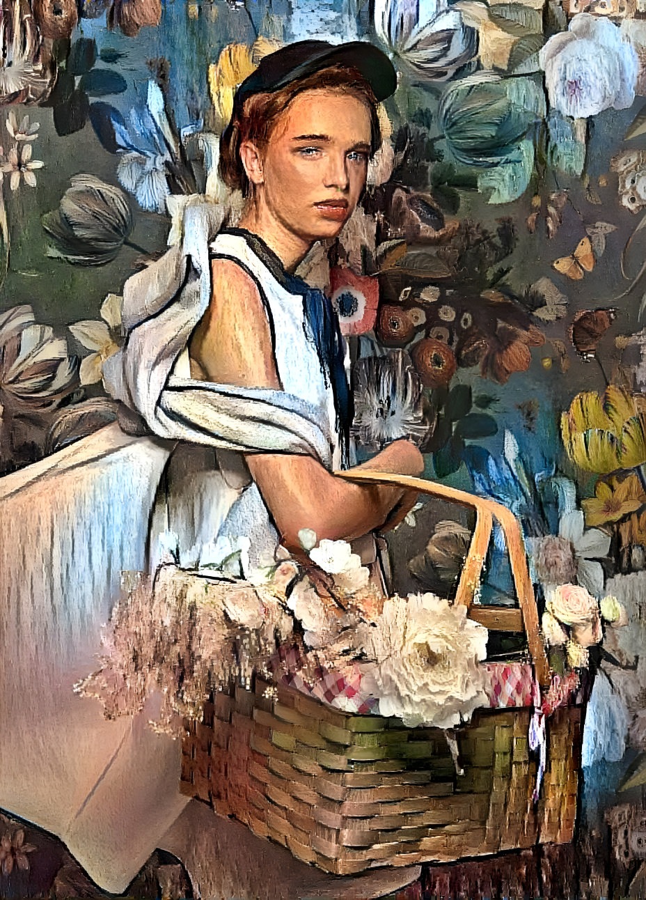 Lady in white