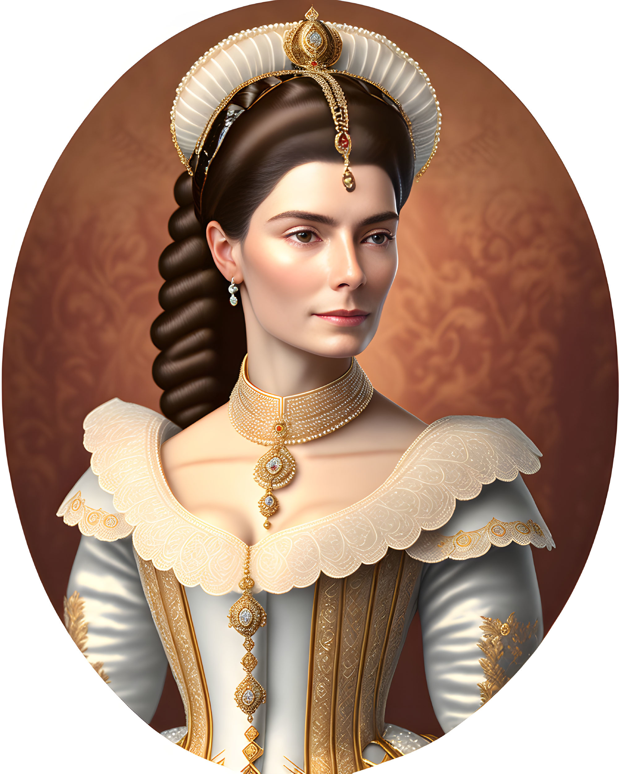 Austrian Empress Elisabeth portrait