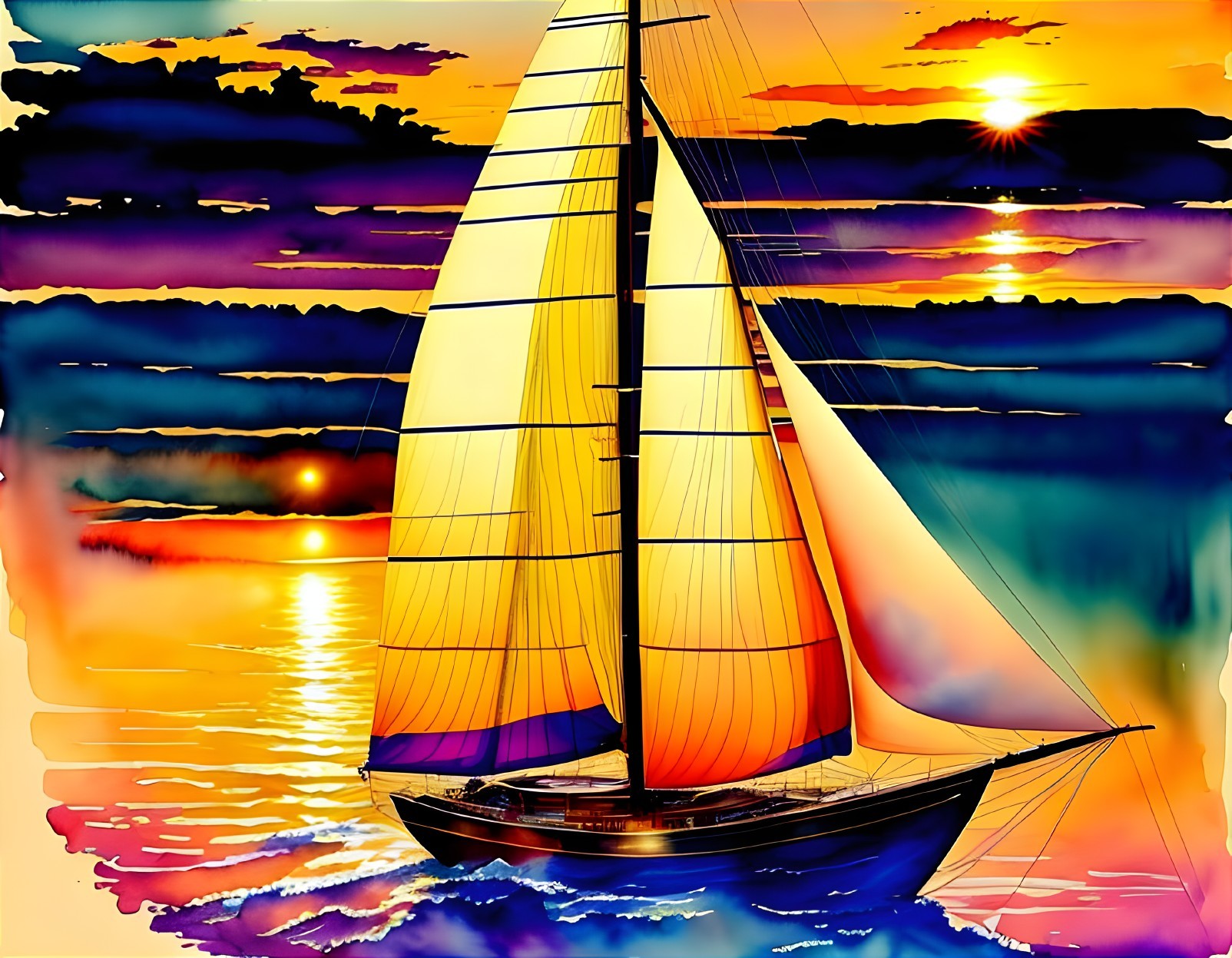 Sunset Sailing