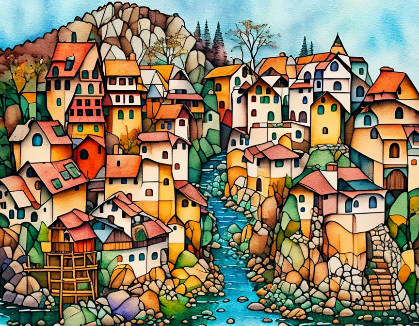 A Tidy Village... ->