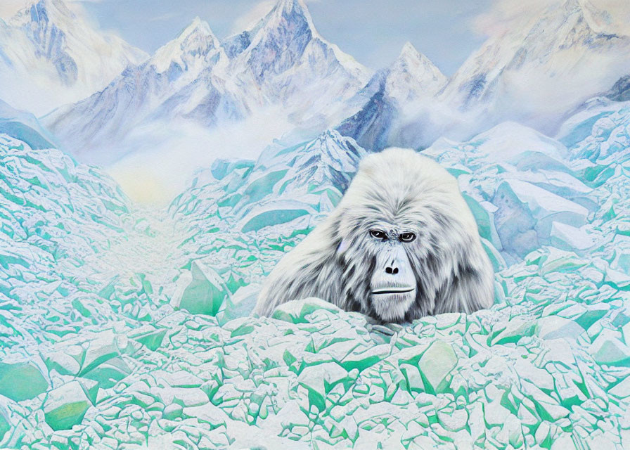 Yeti worried about climate change!
