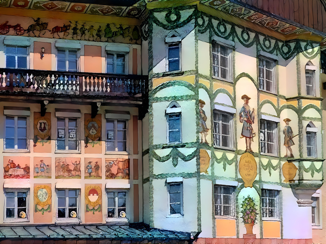 Painted Bavarian House