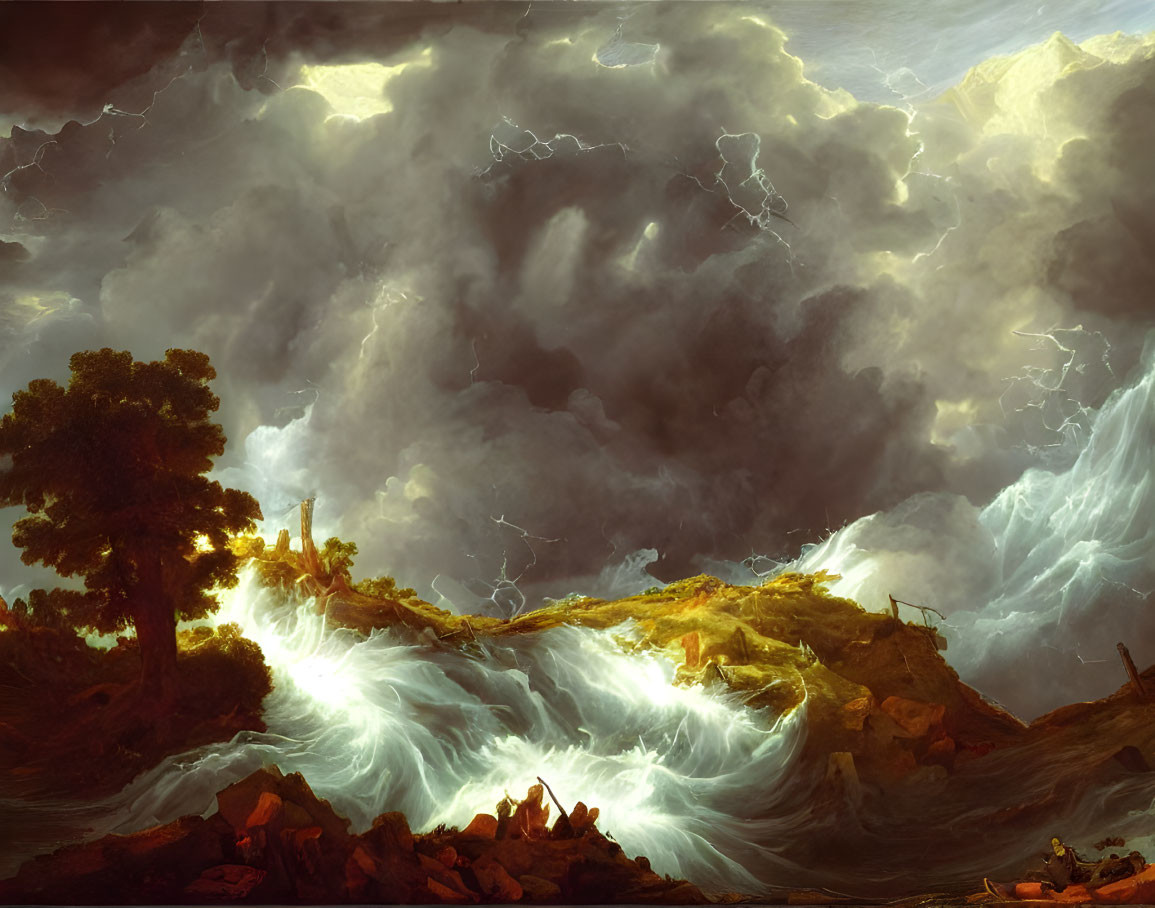 A Dramatic Storm