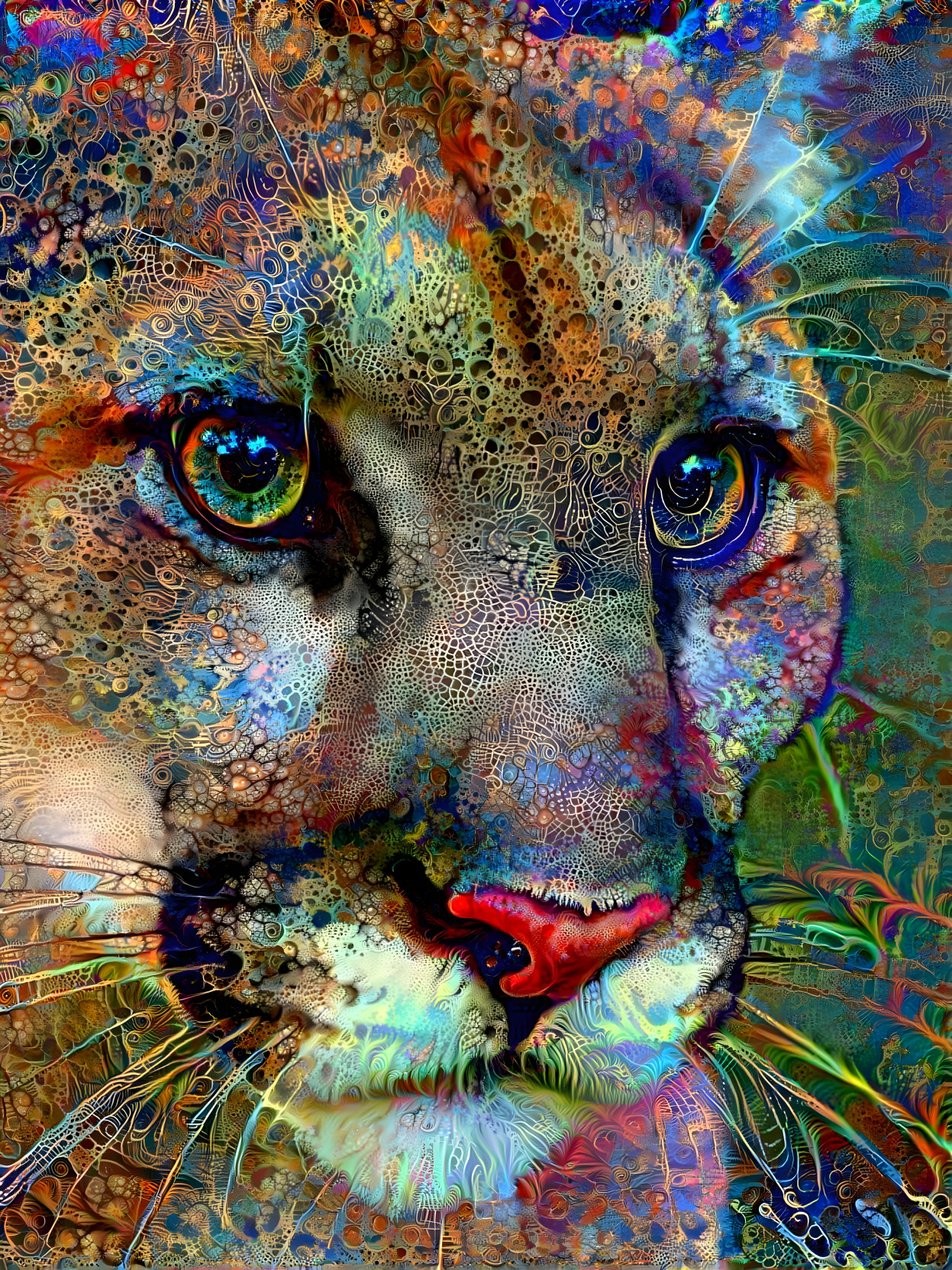 Cougar Face Closeup