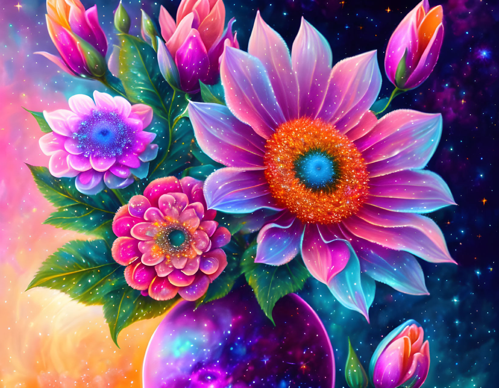 Cosmic Flowers