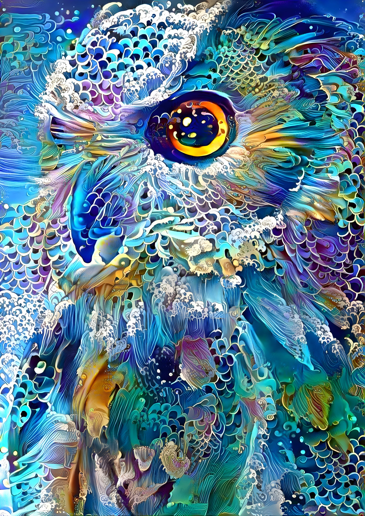 Summer Colours Owl