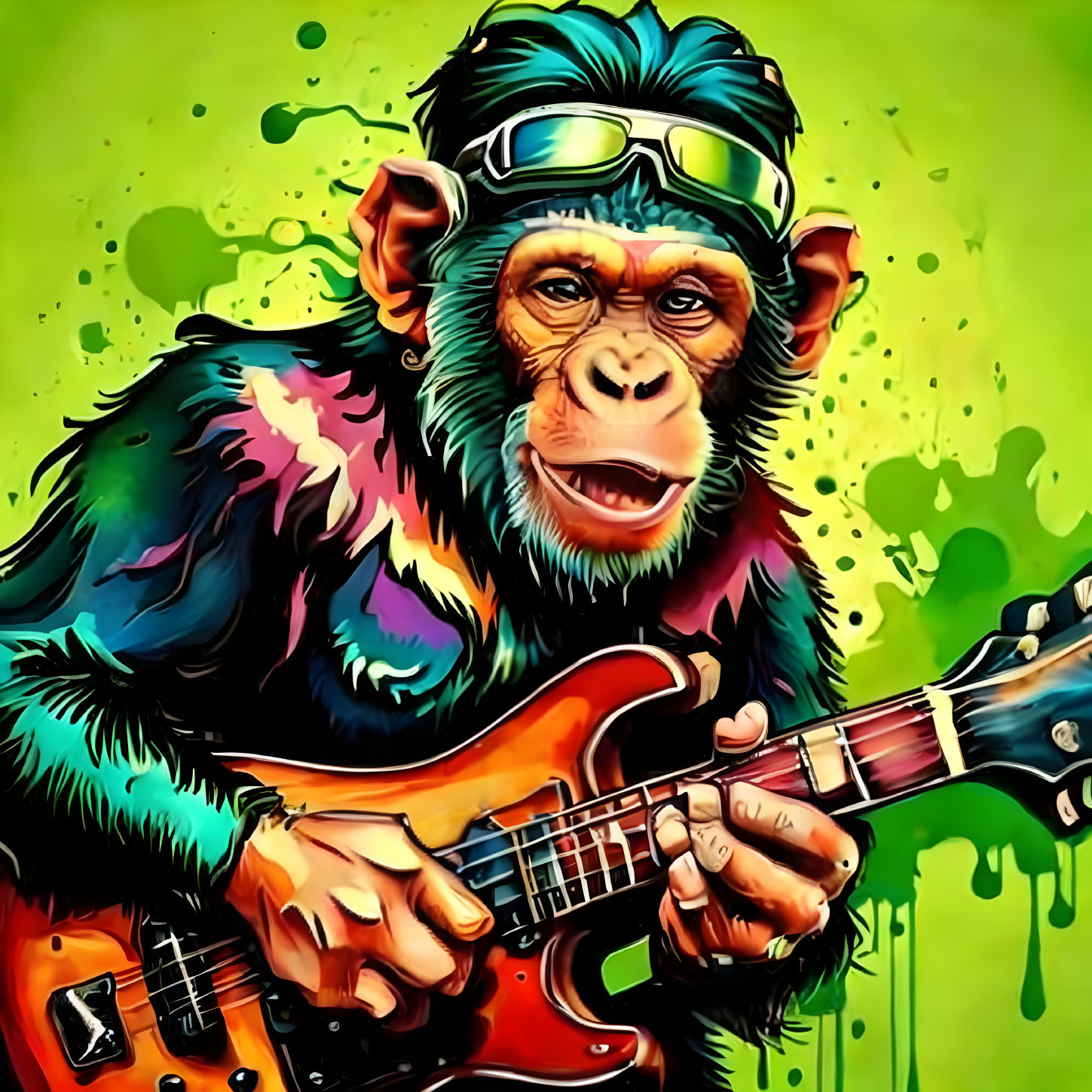 Rocking & Rolling Chimpanzee