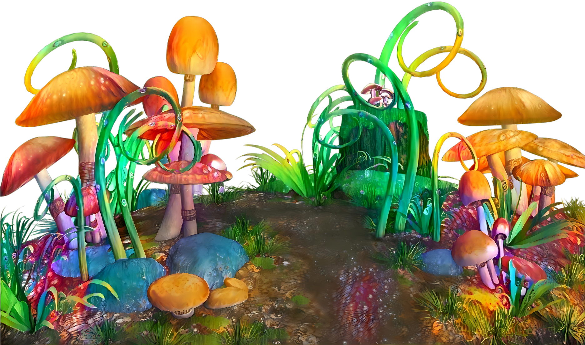 Fantasy Mushroom Path