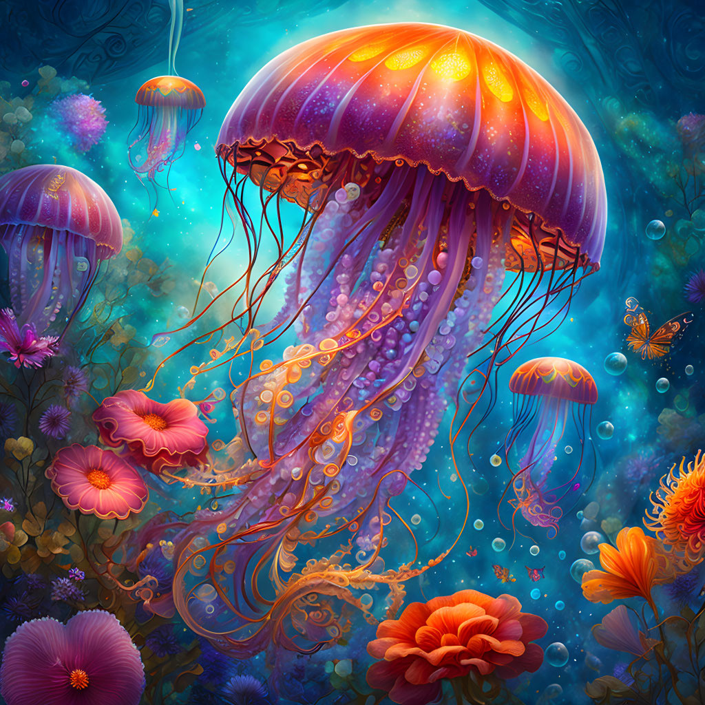 Kaleidoscope Jellyfish