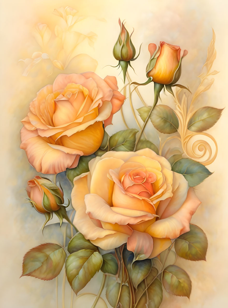 Delicate Roses