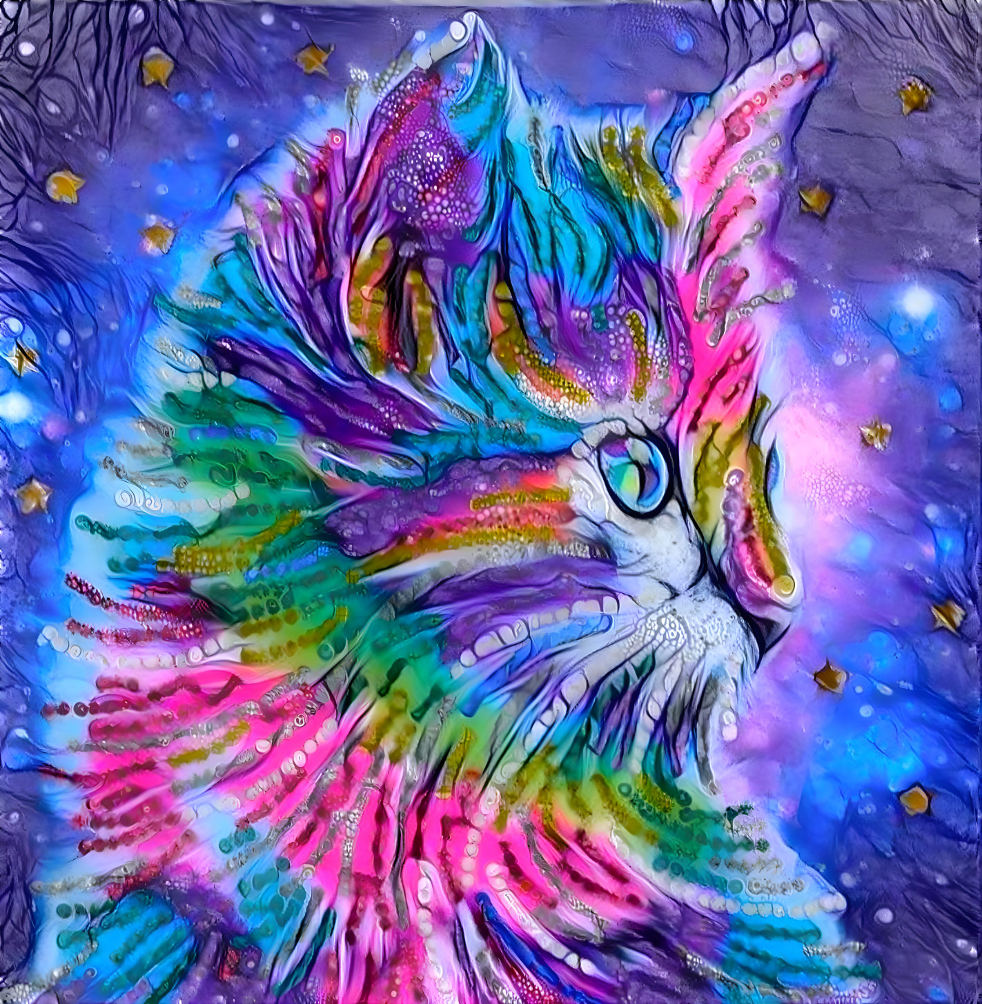 Colourful Kitty