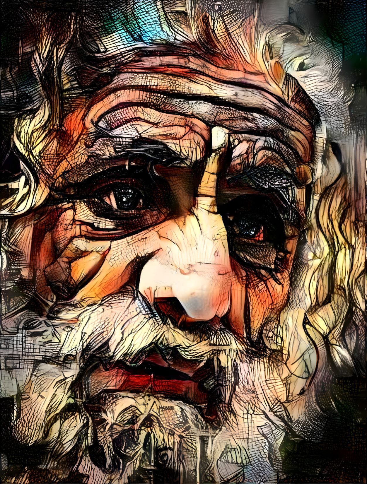 Weathered Old Man