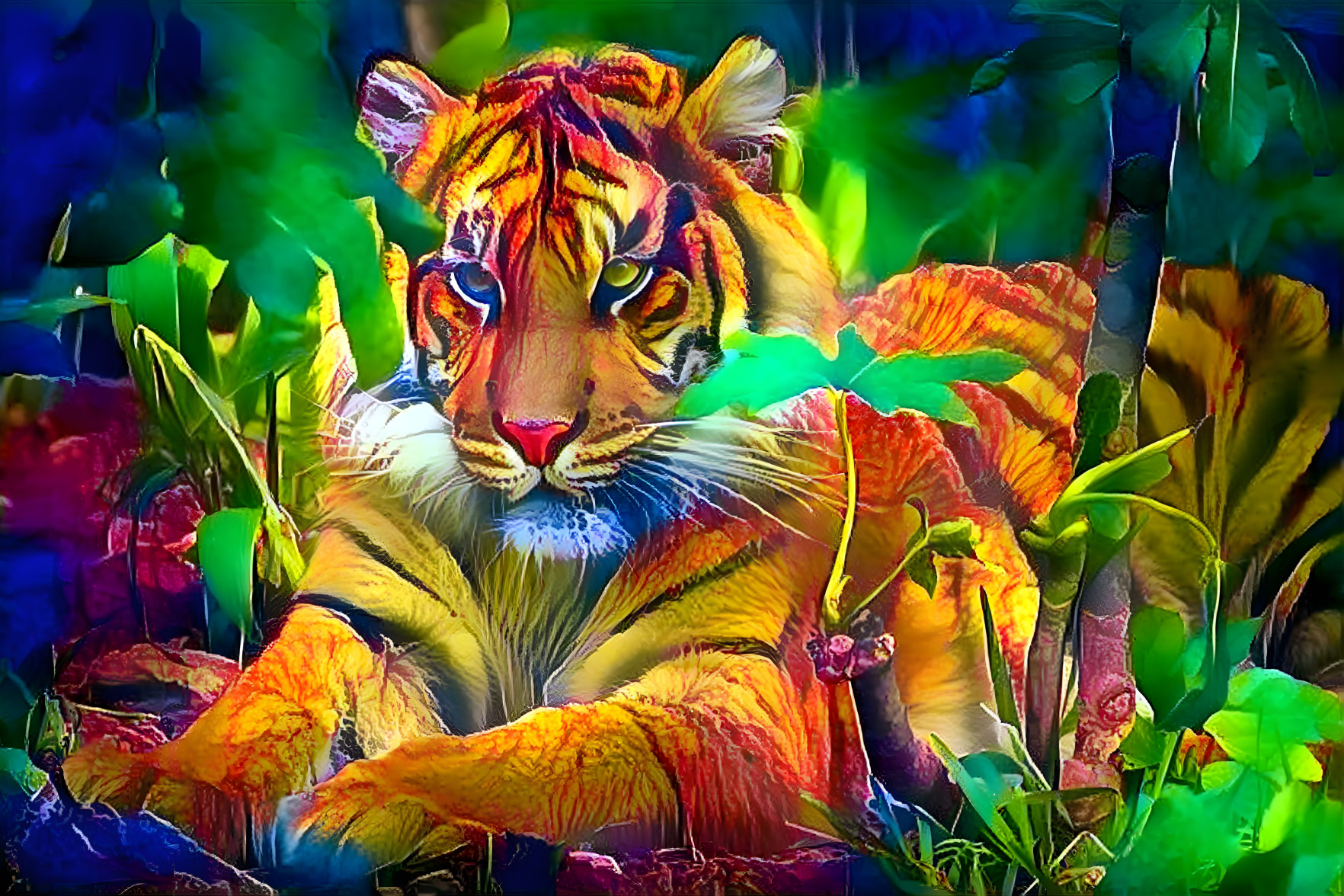Tiger In Color