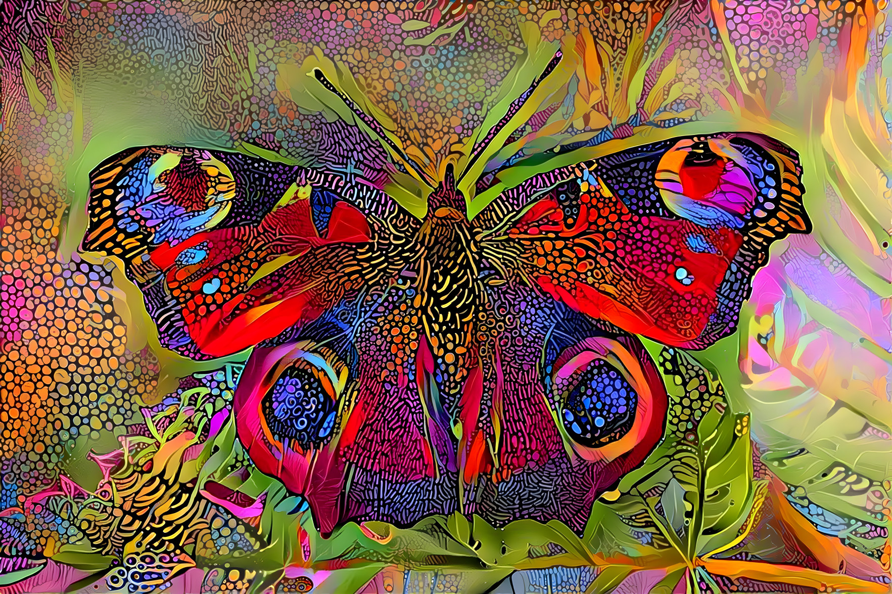 Peacock Butterfly 02