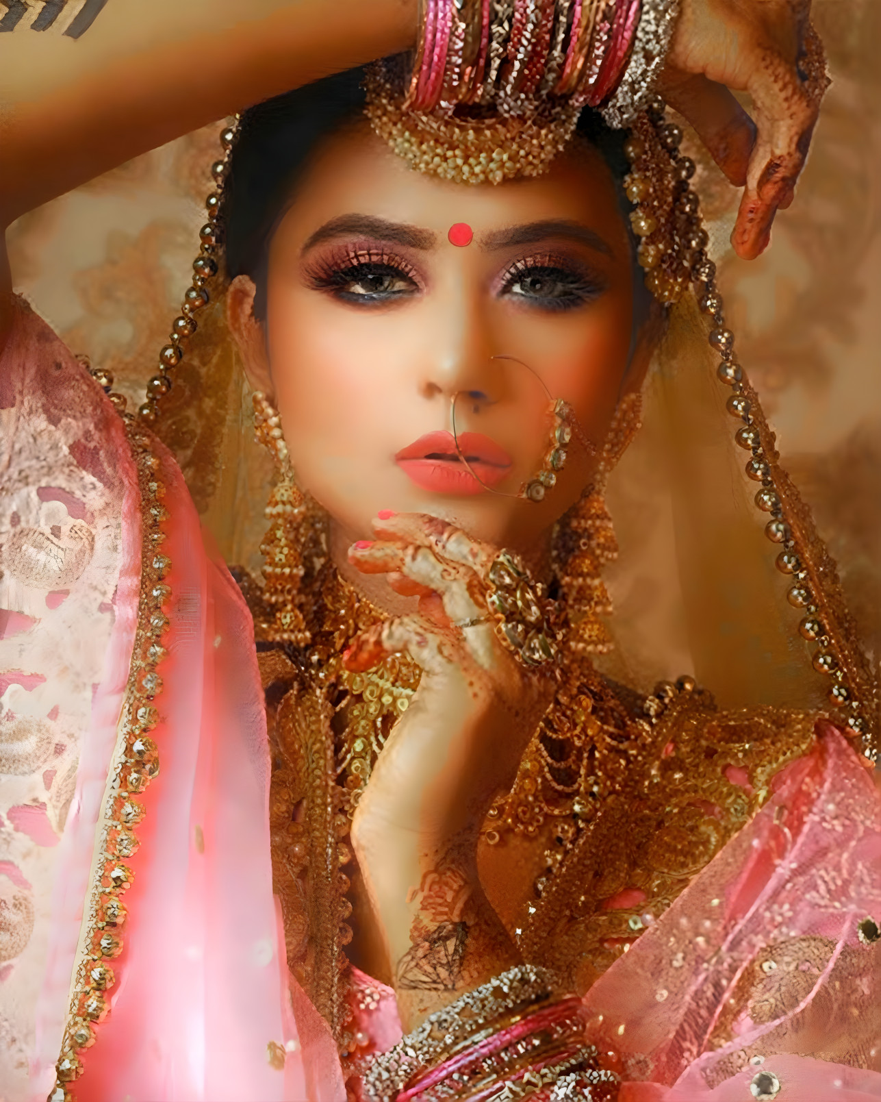 Indian Bride In Pink
