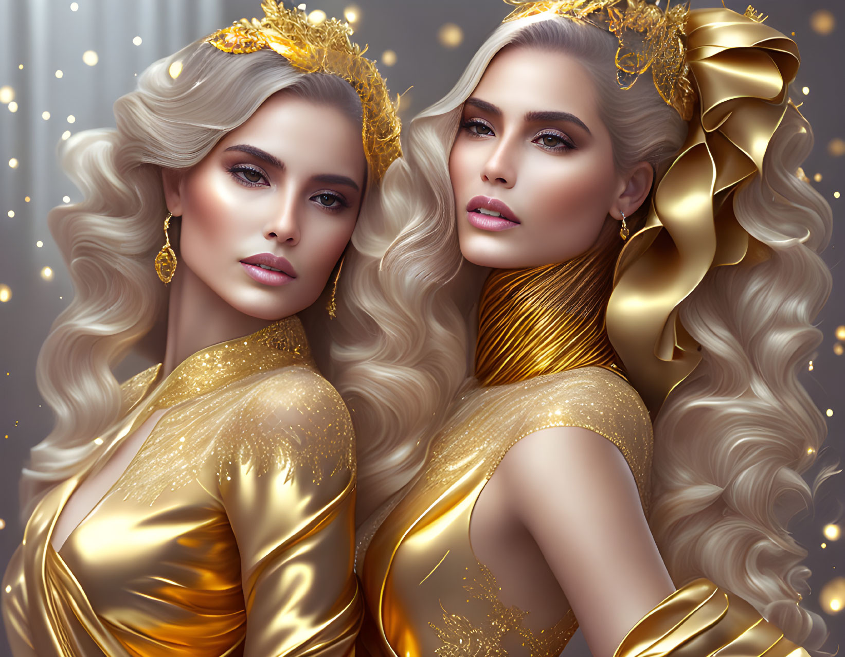 Twins in Gold