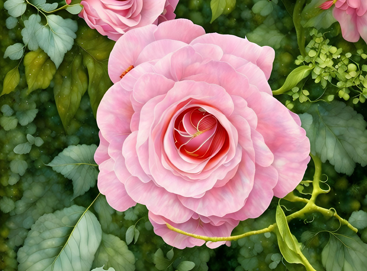 Beautiful Pink Rose 
